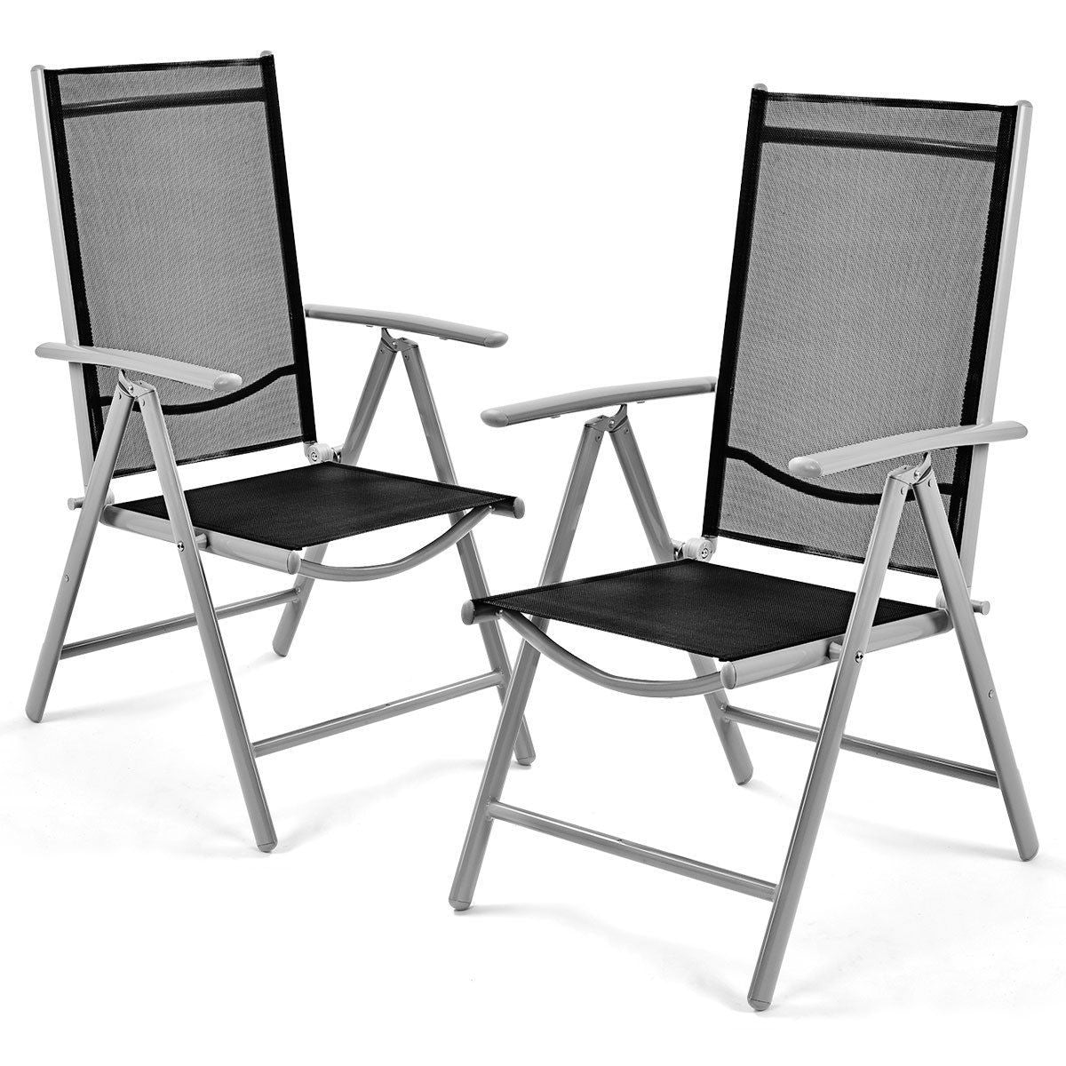 Set of 2 Patio Folding Chairs