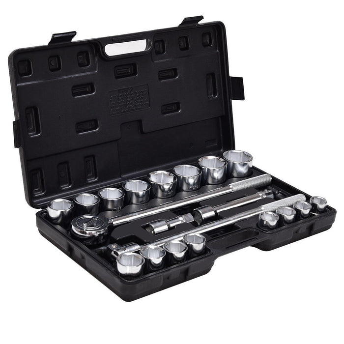 Goplus 21 pcs  SAE 3/4" Drive Socket Set With Case