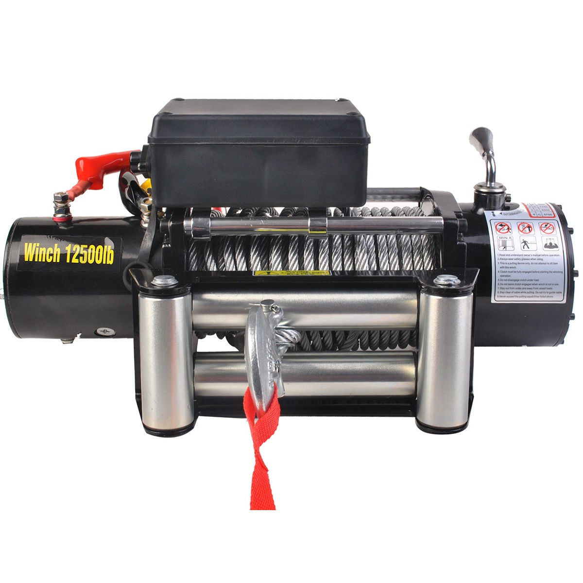 Classic 12500 lbs 12 V Electric Recovery Winch